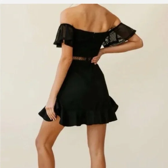 Hello Molly Black Dress size 6 - Picture 4 of 4